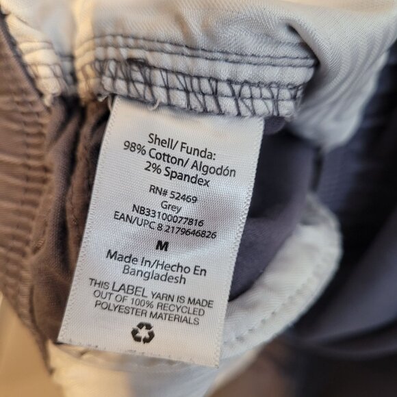 No Boundaries Mens Cargo Jogger Pants Elastic Waist M Grey - Picture 9 of 11